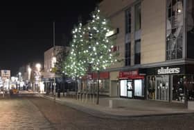 A deserted Preston city centre at the height of the lockdown