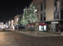 A deserted Preston city centre at the height of the lockdown