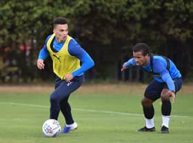Antonee Robinson back in training at Euxton this week