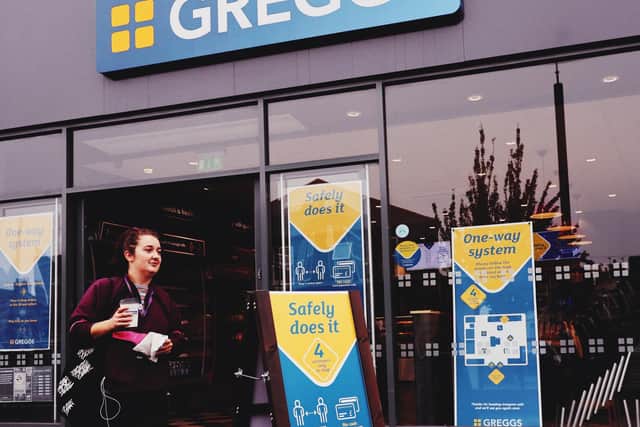 Greggs is re-opening 800 stores, including two in Wigan, on Thursday