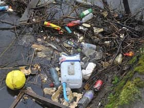 Plastic bottles and cans make up a lot of our litter