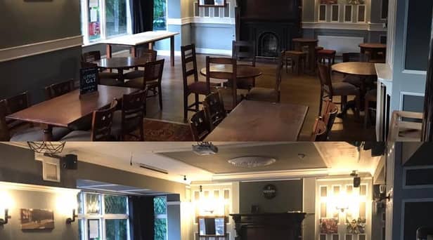 The Cherry Gardens before and after social distancing measures