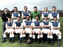 Harry Penk (bottom row, far left) with his Latics team-mates, circa 1955