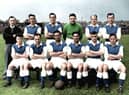 Harry Penk (bottom row, far left) with his Latics team-mates, circa 1955