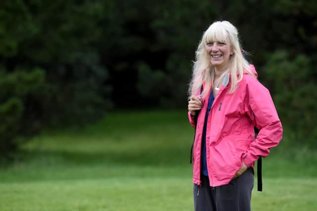 Teacher Sue Pilkington is walking five miles every day in June