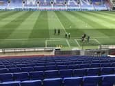 An eerily-empty DW Stadium