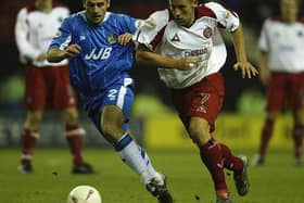 Paul Mitchell in action for Latics