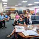 Volunteers at the newly-reopened Wigan and Leigh Hospice charity shop