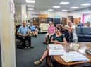 Volunteers at the newly-reopened Wigan and Leigh Hospice charity shop
