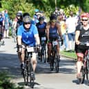Cyclists take part in last year's ride
