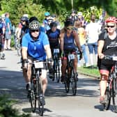 Cyclists take part in last year's ride