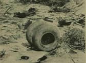 Wreckage of the Dan Air plane