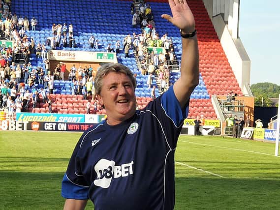 Steve Bruce as Wigan Athletic manager