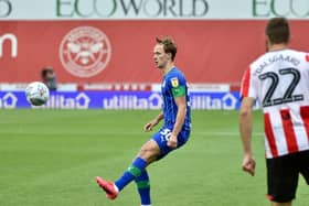 Kieran Dowell on the ball for Wigan