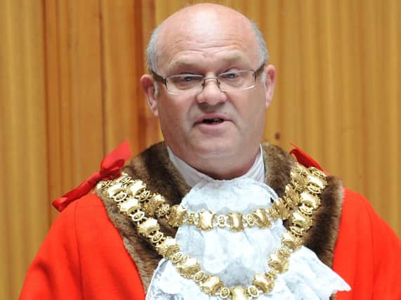 The Mayor of Wigan Coun Steve Dawber