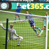 Kieffer Moore blasts home to give Wigan the lead