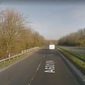 The A601(M) in Carnforth will be the biggest beneficiary from the new transport cash (image: Google Streetview)