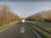 The A601(M) in Carnforth will be the biggest beneficiary from the new transport cash (image: Google Streetview)