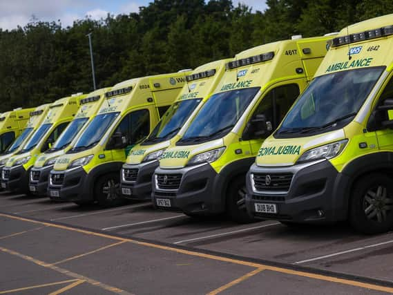 NHS ambulances