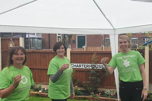 Pictured from left to right are Amanda Robinson, Catherine Barr and Katie Bellis