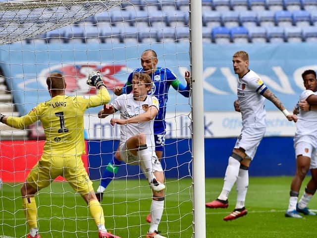 Kal Naismith opens the scoring with Wigan's first against Hull