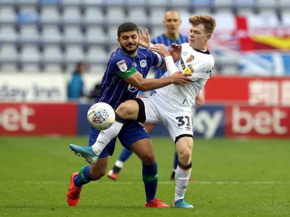 Sam Morsy in action against Hull