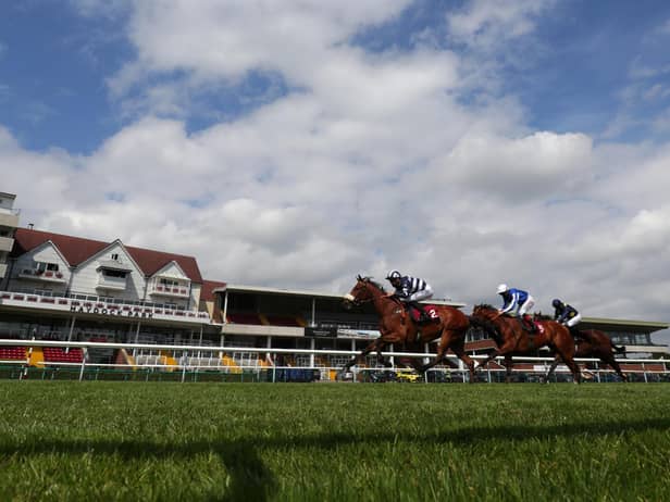 Haydock Park race once again on Saturday with a nine-race evening meeting behind closed doors.