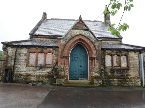 The disused chapel at Hindley Cemetery