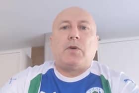 Tommy Newall in his Latics strip