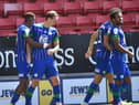 Kieran Dowell celebrates scoring at Charlton
