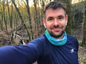 Julian Pletts, from Parbold, is kayaking coast to coast across the countrys canals to raise money for Alzheimers Society