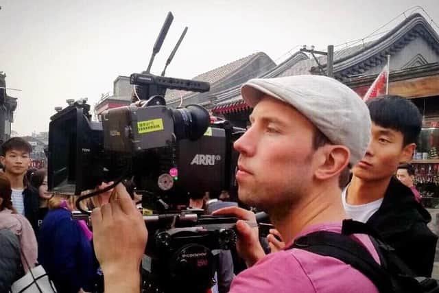 Cinematographer Richard Swingle is paddling cross-country using the canal network with Julian Pletts, from Parbold, in aid of Alzheimers Society