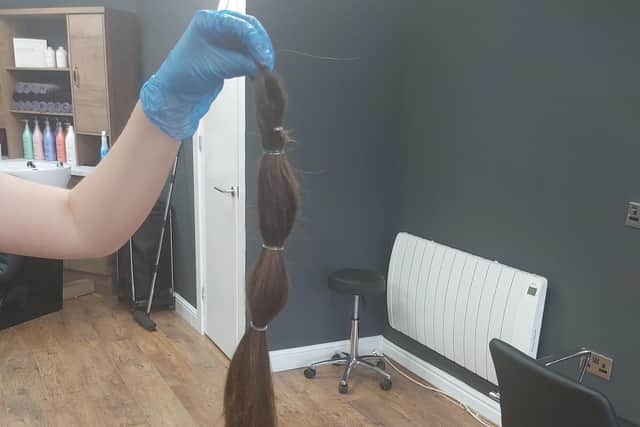 Macy's trimmed locks!