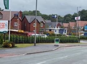The development on Rectory Lane, Standish