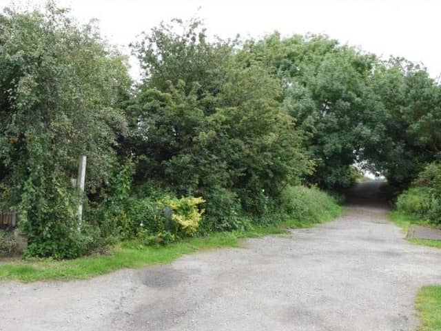 General view of the proposed site in Leigh