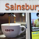 High street chains like Costa Coffee and Sainsbury's will not penalise customers who do not wear face coverings