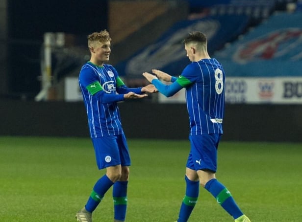 Alfie Devine (left) has followed Jensen Weir (right) to the Premier League