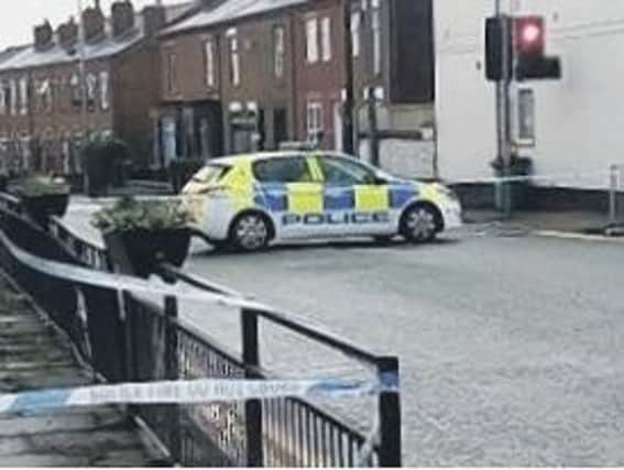 Police sealed off Atherton Road after the stabbing