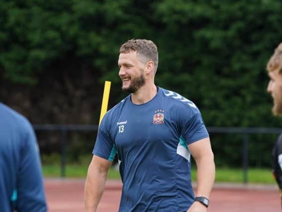 Sean O'Loughlin back in training