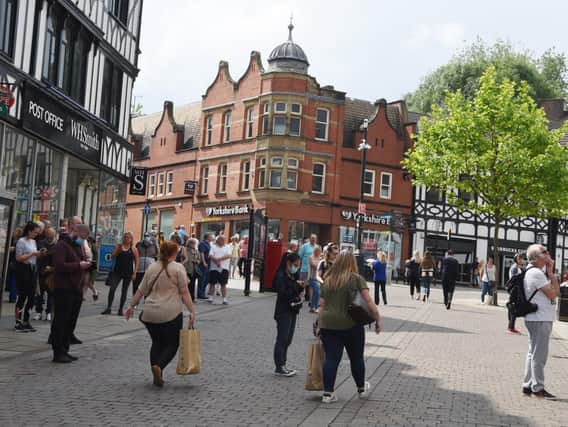 Shoppers returning to Wigan town centre as lockdown was eased