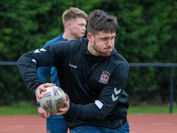 Joe Greenwood in training