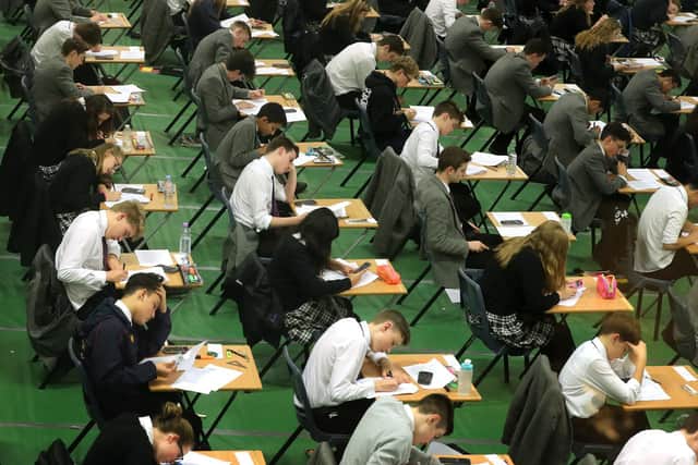 Students could not sit A-level exams as normal this year