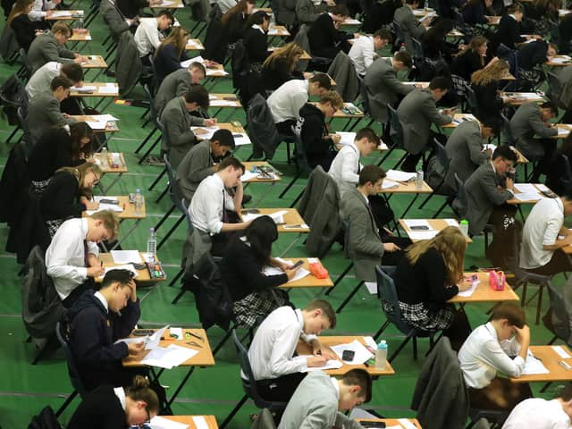 Students could not sit A-level exams as normal this year