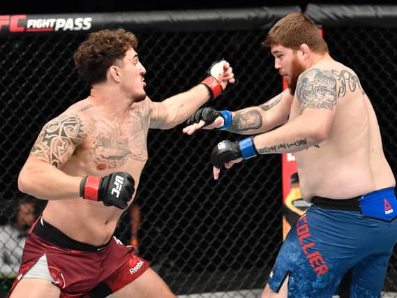 Tom Aspinall needed just 45 seconds to claim victory in his UFC debut