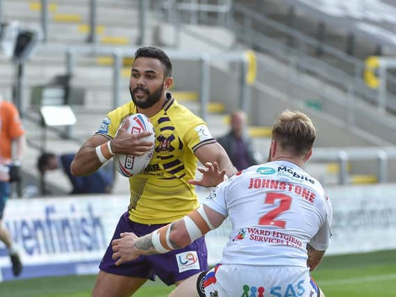 Bevan French in action against Wakefield