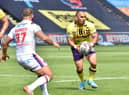 Thomas Leuluai in action against Wakefield before he limped off