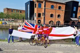 Andrew Ledwith (pictured right) with friend Stewart McArdle