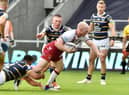 Liam Farrell scored his 100th try of his Wigan career
