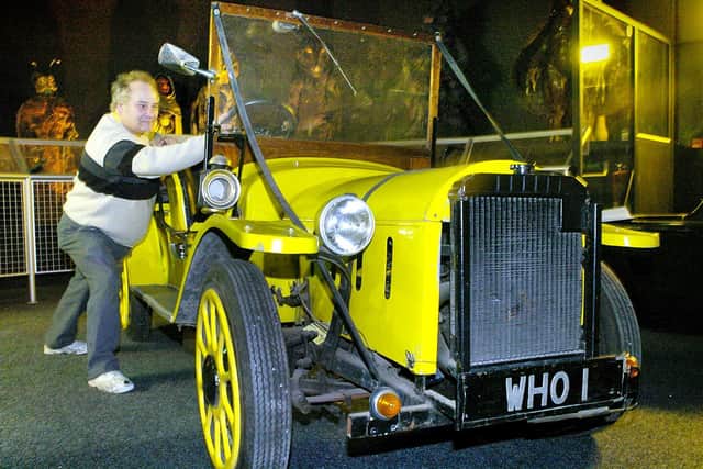Motoring legend: the Third Doctor's famous roadster Bessie