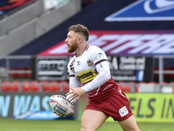 Jackson Hastings in action against Leeds